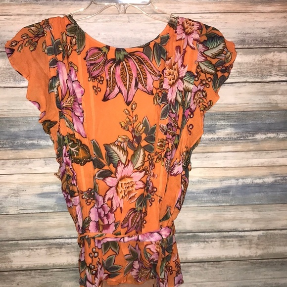 Farm Rio size small Adonia Pintucked size small Blouse - Picture 6 of 9